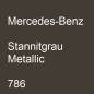 Preview: Mercedes-Benz, Stannitgrau Metallic, 786.